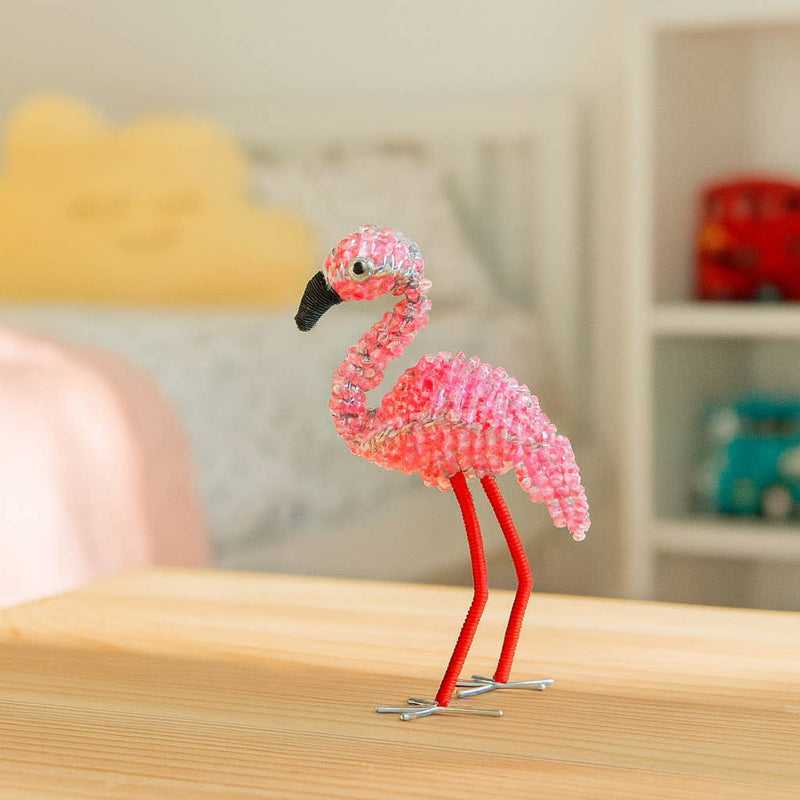 Beaded Flamingo Ornament