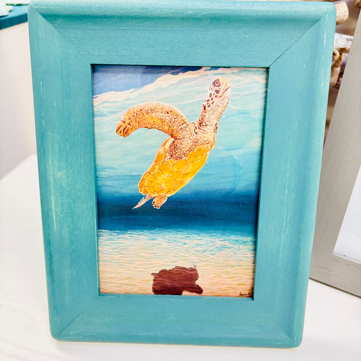Assorted Artist Prints of Original Paintings: Seascapes and Underwater