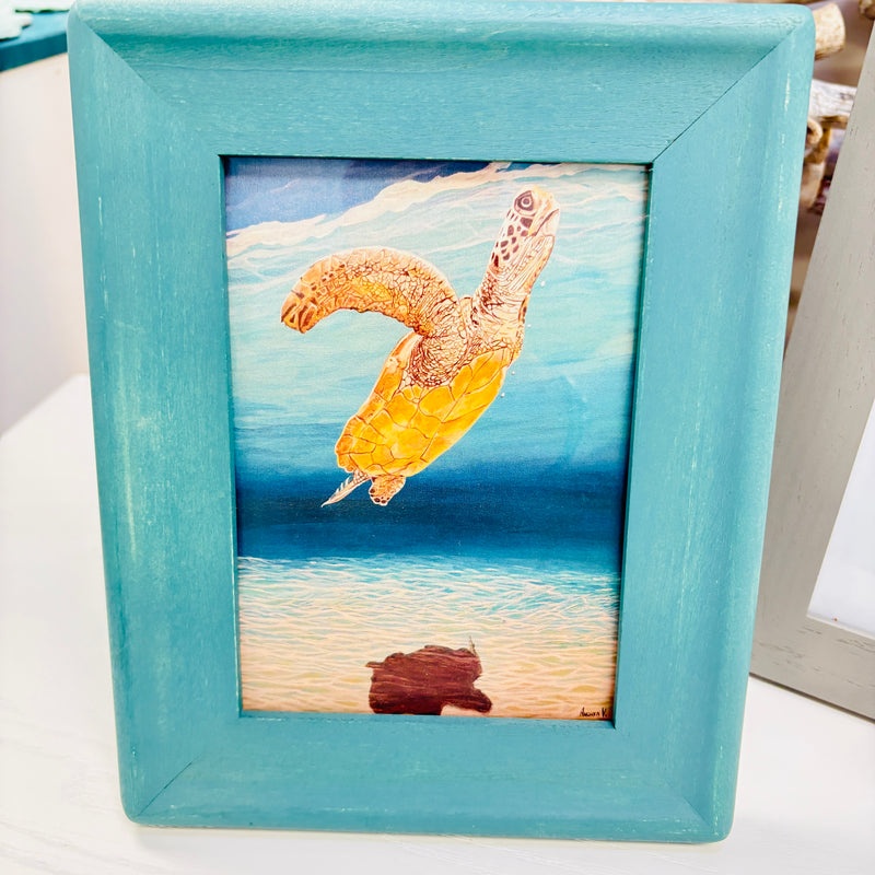 Assorted Artist Prints of Original Paintings: Seascapes and Underwater