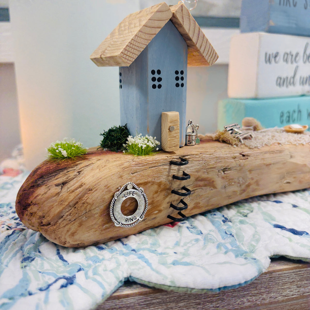 One House Scene on Driftwood