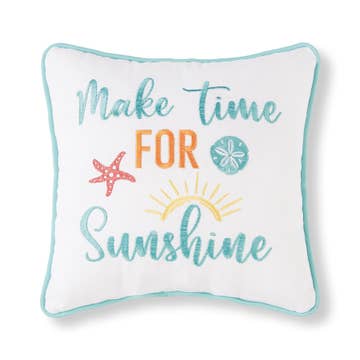Make Time For Sunshine Pillow