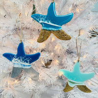 Assorted Starfish Resin Christmas Ornaments
