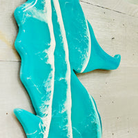 Assorted Beach Inspired Resin Seahorses