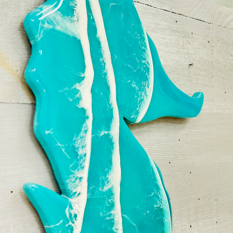 Assorted Beach Inspired Resin Seahorses