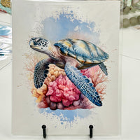 Assorted 8x10 Original Art Prints- Sea Turtles