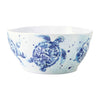 Indigo Sea Life Melamine Dishware Sunshine & Sweet Peas Coastal Decor