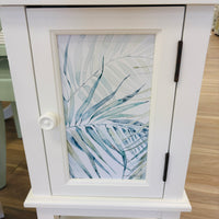 Coastal Accent Table/Cabinet w/ Anastasia Musick Art