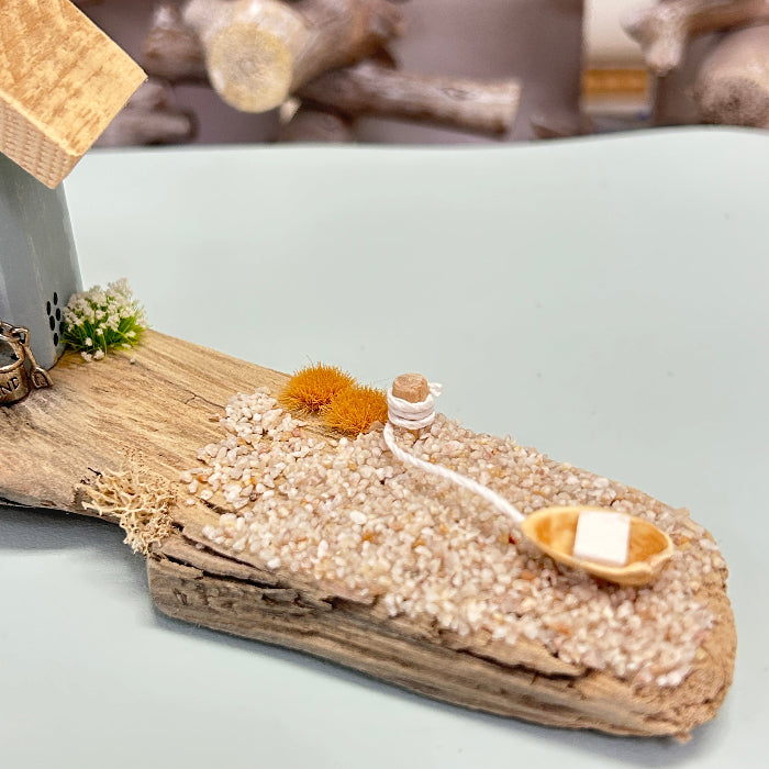 One House Scene on Driftwood