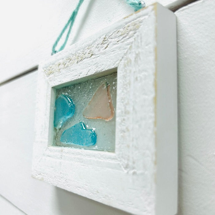 Sea Glass  Clouds Window - Sunshine & Sweet Pea's Coastal Decor