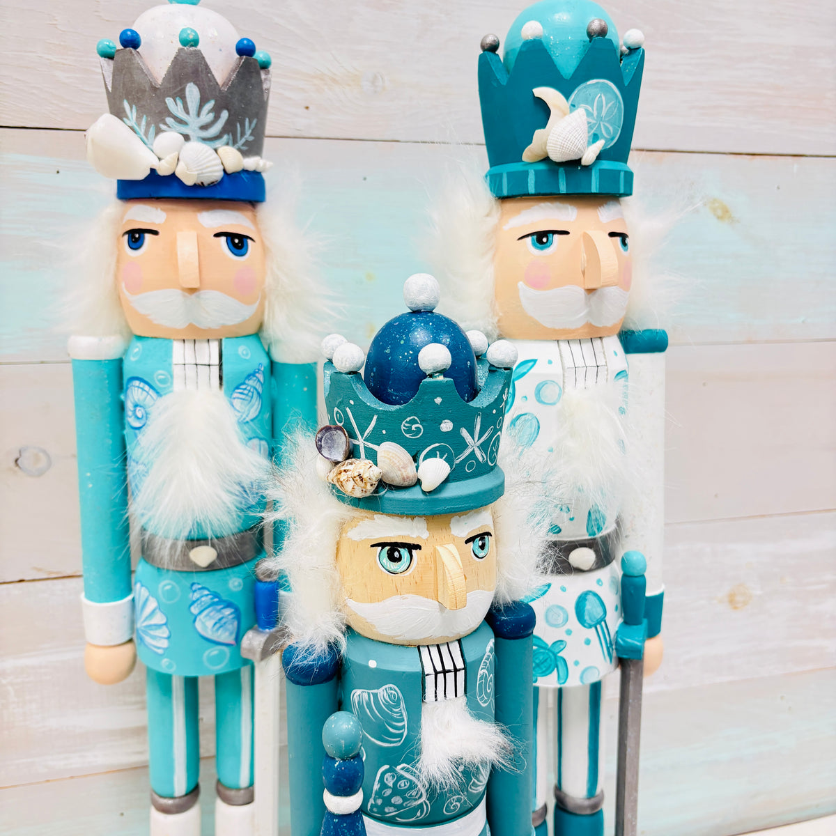 Assorted Hand Painted Coastal Nutcrackers