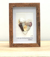 Heart Pebble Art