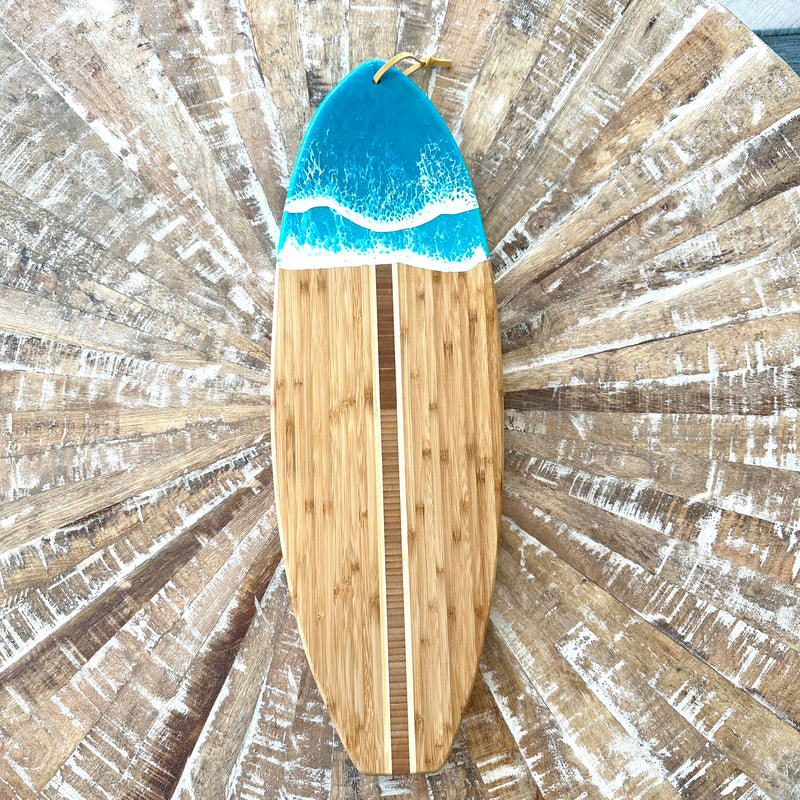 Assorted Surfboard Charcuterie Board w/Resin