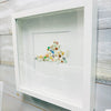Assorted Virginia Sea Glass Shadow Box Art