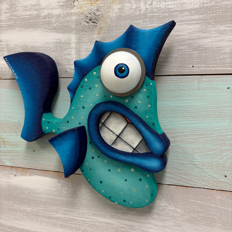 "Mekong" Wooden Funky Fish