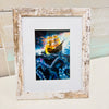 Octopus Deep Sea Navigator Watercolor Framed Print
