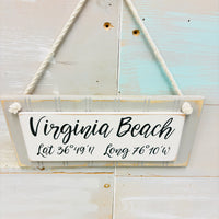 Wooden Coordinate Signs