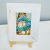 Assorted Mini Framed Resin Art w/ Wooden Easel