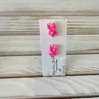 Bathing Suit Stud Polymer Clay Earrings