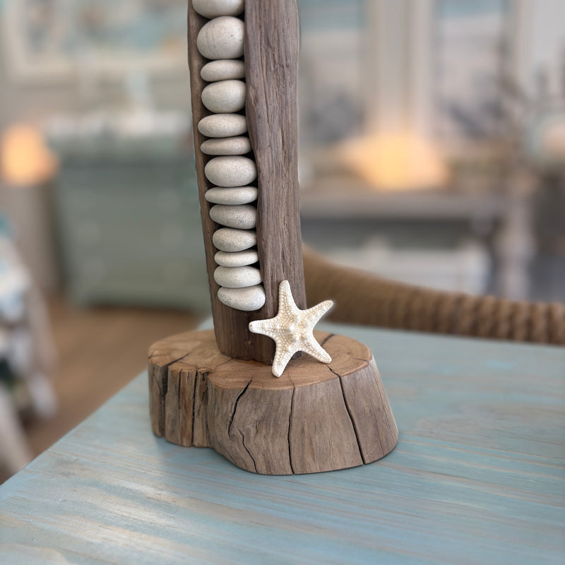Assorted Driftwood and Pebble Sculptures