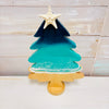 Resin Coastal Christmas Tree Table Setter