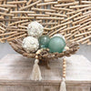 Driftwood Bowl Sunshine & Sweet Peas Coastal Decor