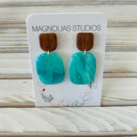 Assorted Dangle Polymer Clay Earrings- Ocean Inspired