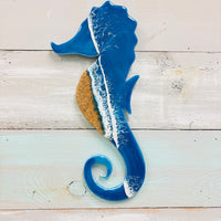 Assorted Beach Inspired Resin Seahorses