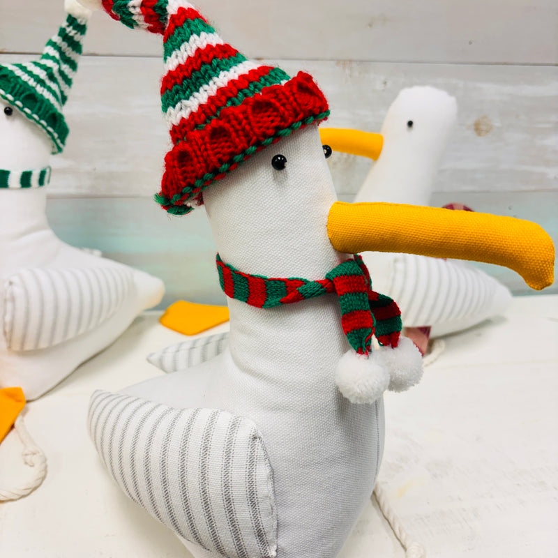 Holiday Sammy Seagull Shelf Sitter