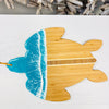 Assorted Sea Turtle Bamboo Charcuterie Boards w/Resin