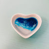 Assorted Resin Poured Heart Ring Dishes