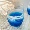 Beach Inspired Resin Stemless Wine Glass