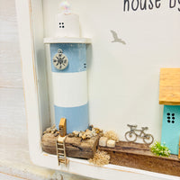 "Dreaming of a house by the sea..." 3-D Shadow Box Wall Art