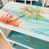 Hand Painted  Entry Table/Sofa Table/Bookshelf