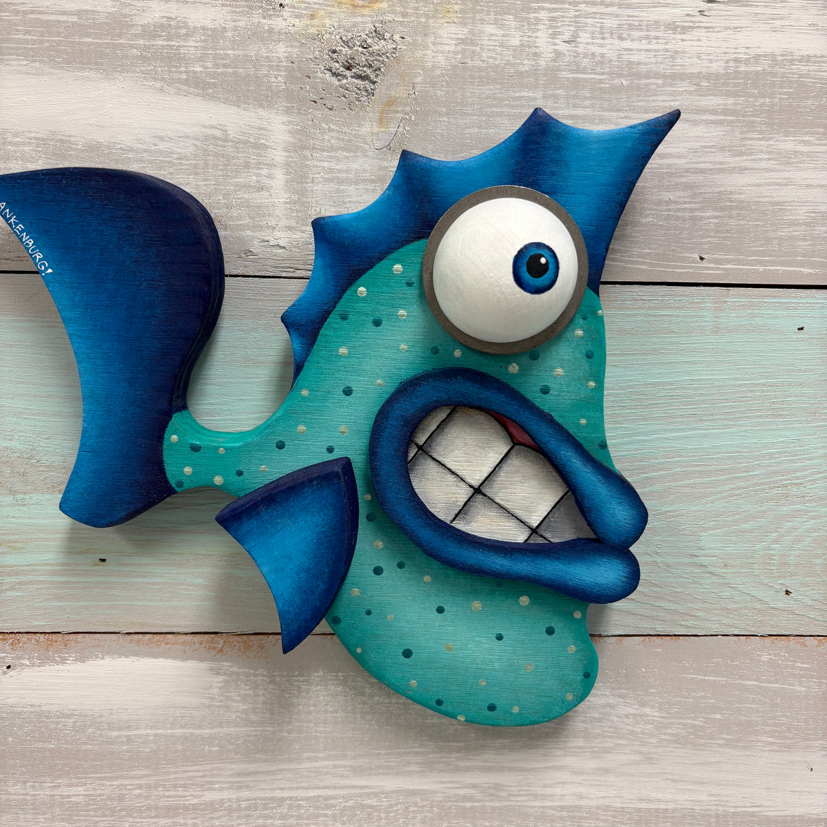 "Mekong" Wooden Funky Fish