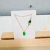 Multi Sea Glass Drop Necklace
