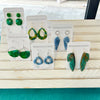 Assorted Dangle Polymer Clay Earrings- Ocean Inspired