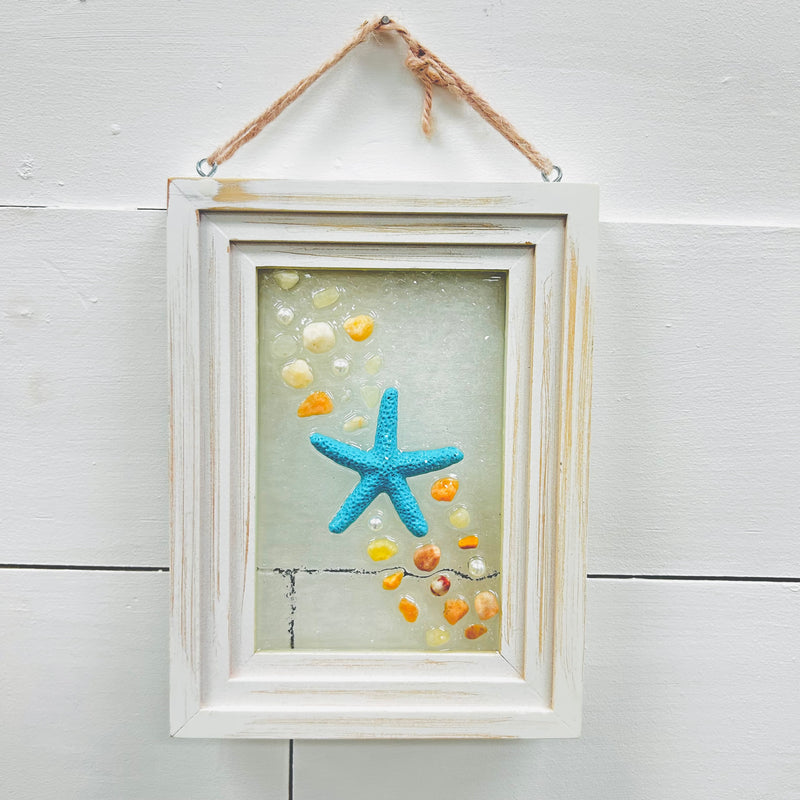 Seashell & Starfish Glass Windows