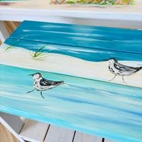 Hand Painted  Sturdy Wood Coffe Table/Bench
