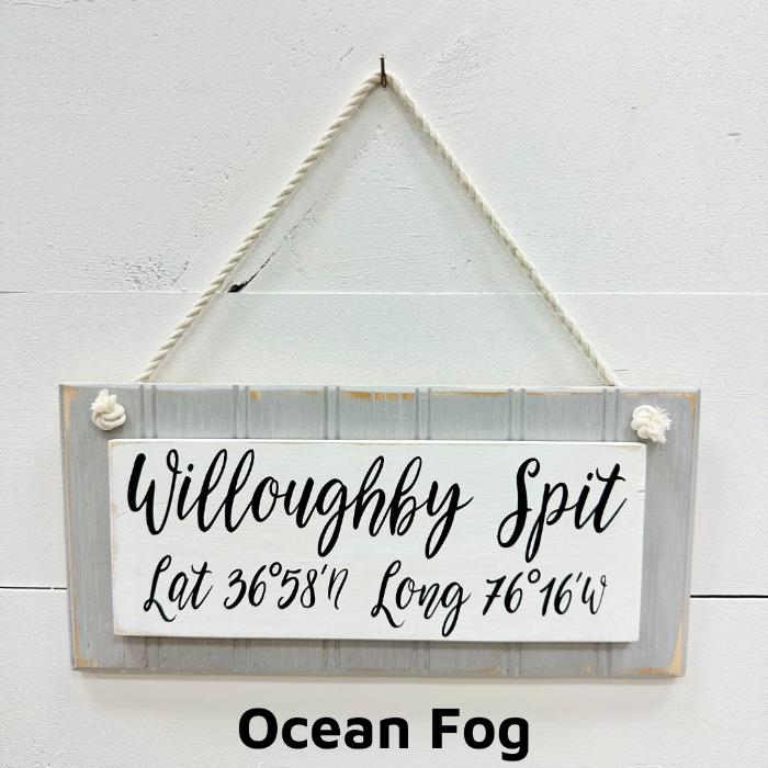 Custom Wooden Coordinate Signs