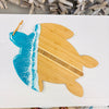 Assorted Sea Turtle Bamboo Charcuterie Boards w/Resin