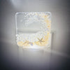 Acrylic Night Lights w/ Coastal Designs in Glass, Sand, Shells Resin
