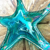 Assorted Glass Starfish Dishes w/ Resin Pour Sunshine & Sweet Peas Coastal Decor