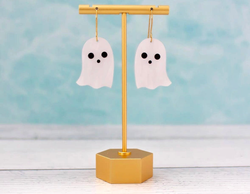 Ghost Acrylic Halloween Spooky Earrings