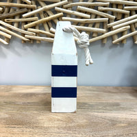 Striped Wooden Buoy