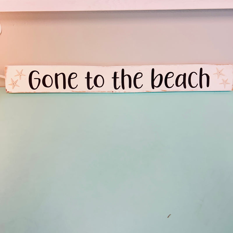 Gone to the beach Wooden Wall Hanger
