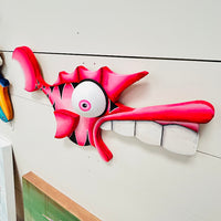 "ChonkyPinky" Wooden Funky Fish