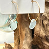 Sea Glass Dangle/ Hoop Earrings