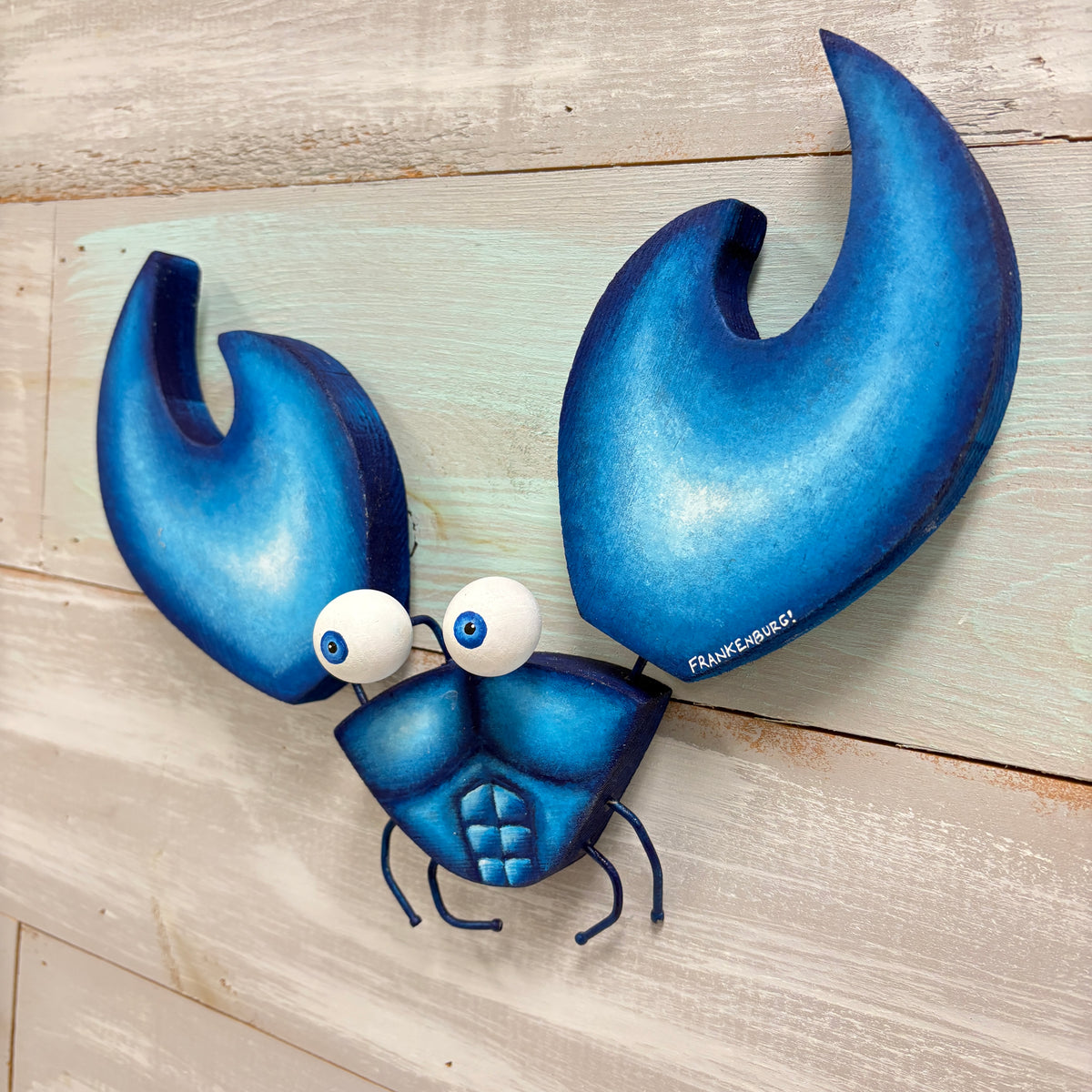 "Mookles" Wooden Funky Fish/Crab