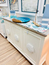 Seashell Accented Credenza