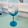 Beach Inspired Resin Wine Glass